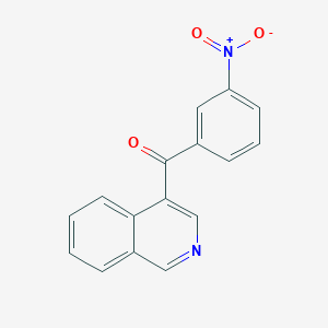 molecular formula C16H10N2O3 B1487571 4-(3-Nitrobenzoyl)isoquinoline CAS No. 1187166-43-3