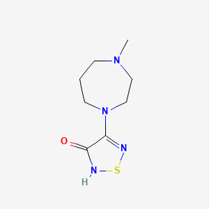 4-(4-Methyl-1,4-diazepan-1-yl)-1,2,5-thiadiazol-3-ol