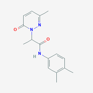 N-(3,4-dimethylphenyl)-2-(3-methyl-6-oxopyridazin-1(6H)-yl)propanamide