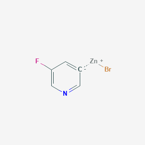 molecular formula C5H3BrFNZn B14875757 5-Fluoropyridin-3-ylZinc bromide 