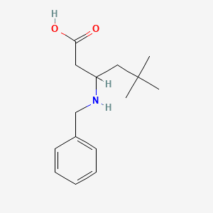 3-(Benzylamino)-5,5-dimethylhexanoic acid