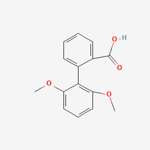 molecular formula C15H14O4 B14875818 2-(2,6-Dimethoxyphenyl)benzoic acid 