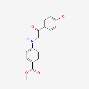 Methyl 4-{[2-(4-methoxyphenyl)-2-oxoethyl]amino}benzoate