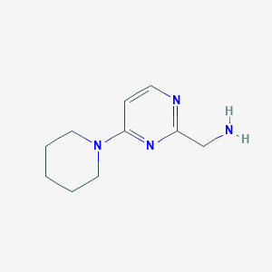 (4-(Piperidin-1-yl)pyrimidin-2-yl)methanamine