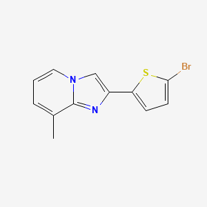 2-(5-Bromothiophen-2-yl)-8-methylimidazo[1,2-a]pyridine