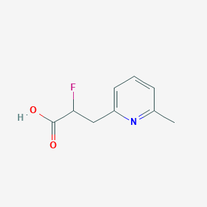 2-Fluoro-3-(6-methylpyridin-2-yl)propanoic acid