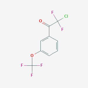 2-Chloro-2,2-difluoro-1-(3-(trifluoromethoxy)phenyl)ethanone