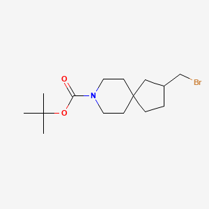 Tert-butyl 2-(bromomethyl)-8-azaspiro[4.5]decane-8-carboxylate