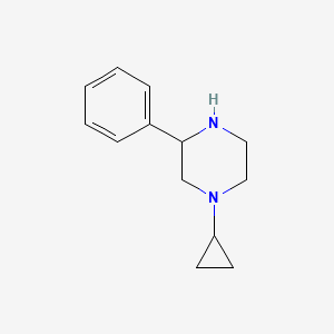 molecular formula C13H18N2 B1487594 1-环丙基-3-苯基哌嗪 CAS No. 1248907-49-4