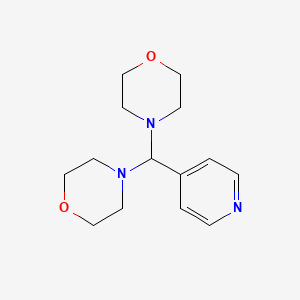 4,4'-(Pyridin-4-ylmethanediyl)dimorpholine