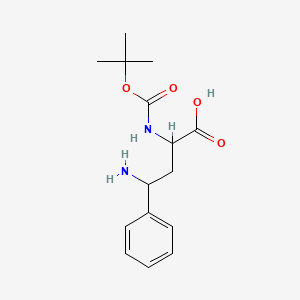 4-Amino-2-((tert-butoxycarbonyl)amino)-4-phenylbutanoic acid