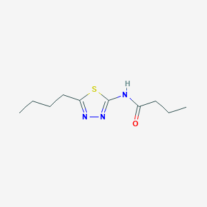 N-(5-butyl-1,3,4-thiadiazol-2-yl)butanamide