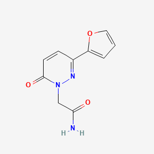 2-[3-(furan-2-yl)-6-oxopyridazin-1(6H)-yl]acetamide