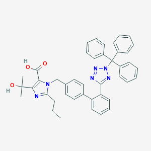 molecular formula C43H40N6O3 B148760 5-(2-羟基丙烷-2-基)-2-丙基-3-[[4-[2-(2-三苯甲基四唑-5-基)苯基]苯基]甲基]咪唑-4-羧酸 CAS No. 752179-89-8