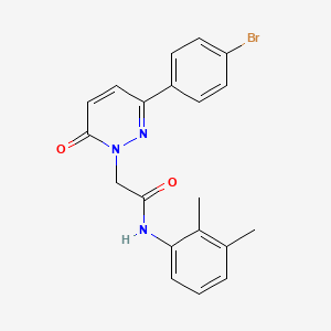 2-(3-(4-bromophenyl)-6-oxopyridazin-1(6H)-yl)-N-(2,3-dimethylphenyl)acetamide