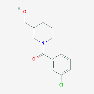 molecular formula C13H16ClNO2 B1487601 [1-(3-氯苯甲酰)哌啶-3-基]甲醇 CAS No. 1082862-16-5