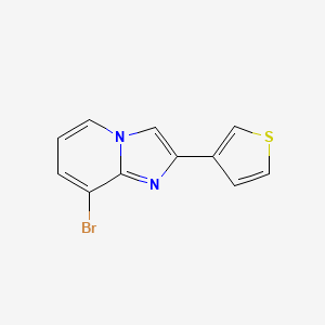 8-Bromo-2-(thiophen-3-yl)imidazo[1,2-a]pyridine