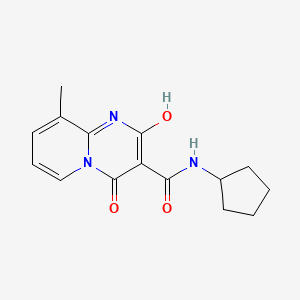 N-cyclopentyl-2-hydroxy-9-methyl-4-oxo-4H-pyrido[1,2-a]pyrimidine-3-carboxamide