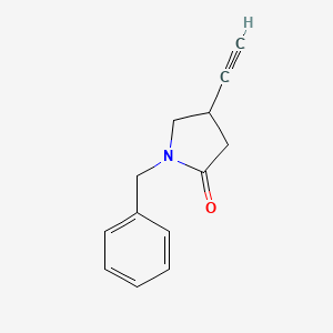 1-Benzyl-4-ethynylpyrrolidin-2-one