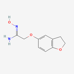 (Z)-2-((2,3-dihydrobenzofuran-5-yl)oxy)-N'-hydroxyacetimidamide