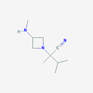 2,3-Dimethyl-2-(3-(methylamino)azetidin-1-yl)butanenitrile