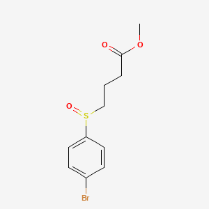 B1487615 Methyl 4-(4-bromobenzenesulfinyl)butanoate CAS No. 1250092-90-0