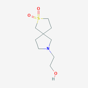 7-(2-Hydroxyethyl)-2-thia-7-azaspiro[4.4]nonane 2,2-dioxide