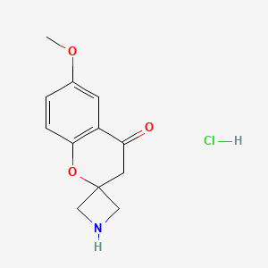 6'-Methoxyspiro[azetidine-3,2'-chroman]-4'-one hydrochloride