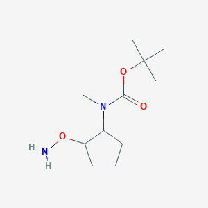 Tert-butyl (2-(aminooxy)cyclopentyl)(methyl)carbamate