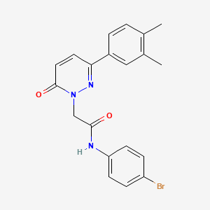 N-(4-bromophenyl)-2-(3-(3,4-dimethylphenyl)-6-oxopyridazin-1(6H)-yl)acetamide