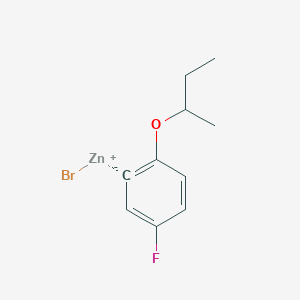 (2-sec-Butyloxy-5-fluorophenyl)Zinc bromide