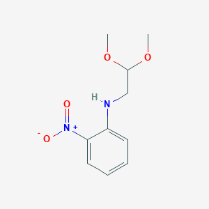 molecular formula C10H14N2O4 B14876428 N-(2,2-dimethoxyethyl)-2-nitroaniline 