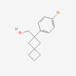 (2-(4-Bromophenyl)spiro[3.3]heptan-2-yl)methanol