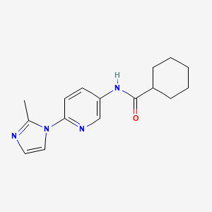 N-(6-(2-methyl-1H-imidazol-1-yl)pyridin-3-yl)cyclohexanecarboxamide