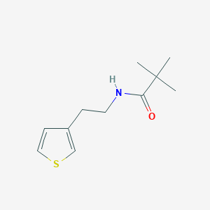 N-(2-(thiophen-3-yl)ethyl)pivalamide