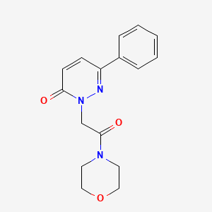 2-[2-(morpholin-4-yl)-2-oxoethyl]-6-phenylpyridazin-3(2H)-one