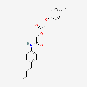 2-((4-Butylphenyl)amino)-2-oxoethyl 2-(p-tolyloxy)acetate