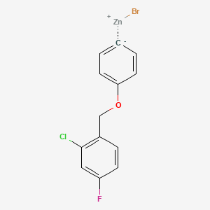 4-(2-Chloro-4-fluorobenZyloxy)phenylZinc bromide