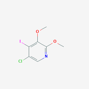 molecular formula C7H7ClINO2 B1487655 5-氯-4-碘-2,3-二甲氧基吡啶 CAS No. 1299607-43-4