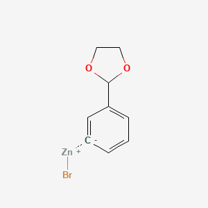 3-(1,3-Dioxolan-2-yl)phenylzinc bromide