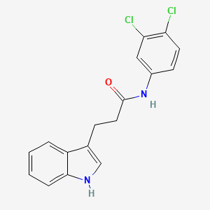 N-(3,4-dichlorophenyl)-3-(1H-indol-3-yl)propanamide