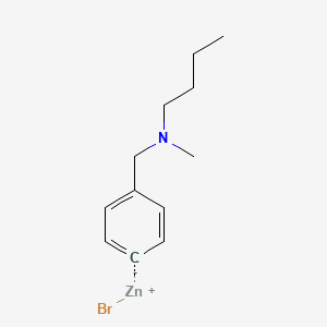 4-[(N-n-butyl-N-methylamino)methyl]phenylZinc bromide