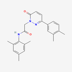 2-(3-(3,4-dimethylphenyl)-6-oxopyridazin-1(6H)-yl)-N-mesitylacetamide