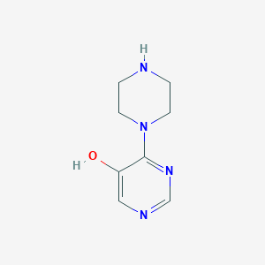 4-(Piperazin-1-yl)pyrimidin-5-ol