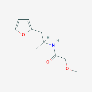 molecular formula C10H15NO3 B14876710 N-(1-(furan-2-yl)propan-2-yl)-2-methoxyacetamide 