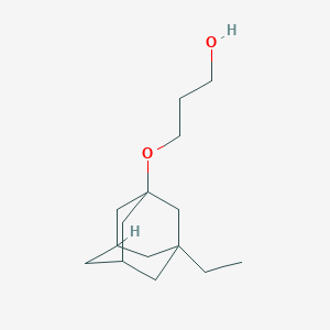 B1487672 3-[(3-Ethyl-1-adamantyl)oxy]propan-1-ol CAS No. 1266679-00-8