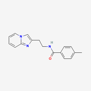 N-(2-(imidazo[1,2-a]pyridin-2-yl)ethyl)-4-methylbenzamide