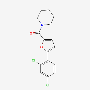 (5-(2,4-Dichlorophenyl)furan-2-yl)(piperidin-1-yl)methanone