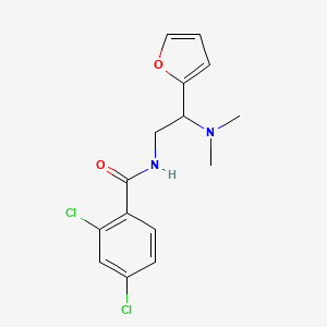 2,4-dichloro-N-(2-(dimethylamino)-2-(furan-2-yl)ethyl)benzamide