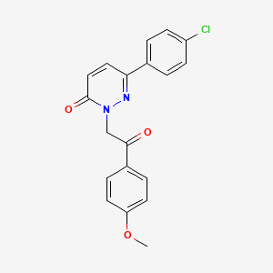 6-(4-chlorophenyl)-2-(2-(4-methoxyphenyl)-2-oxoethyl)pyridazin-3(2H)-one